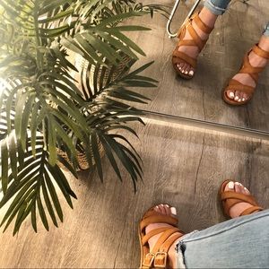 Chestnut Sandal Heels